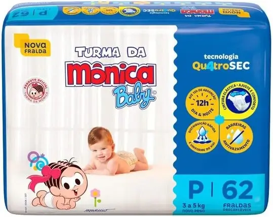 Fralda Turma da Mônica Baby